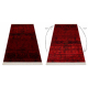 ORIENT 4722 carpet burgundy / black Oriental, with fringes