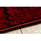 ORIENT 4722 carpet burgundy / black Oriental, with fringes