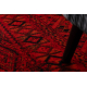 ORIENT 4722 carpet burgundy / black Oriental, with fringes