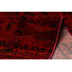 Tapete ORIENT 4722 bordeaux / preto Oriental, com franjas