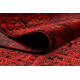 ORIENT 4722 carpet burgundy / black Oriental, with fringes