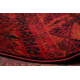 ORIENT 4722 carpet burgundy / black Oriental, with fringes