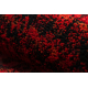 Tapete ORIENT 4722 bordeaux / preto Oriental, com franjas