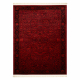 ORIENT 5125 carpet burgundy / black Frame, classic, ornament, with fringes