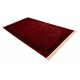 ORIENT 5125 carpet burgundy / black Frame, classic, ornament, with fringes