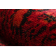 ORIENT 5125 covor visiniu / negru Cadru, clasic, ornament, cu franjuri