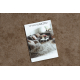 Runner anti-slip MURCIA LISBON TILES Frame gum beige 100cm