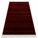 ORIENT 5132 teppe burgunder / svart Orientalsk, med frynser