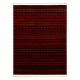 ORIENT 5132 teppe burgunder / svart Orientalsk, med frynser