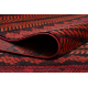 Tapete ORIENT 5132 bordeaux / preto Oriental, com franjas