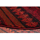 ORIENT 5132 carpet burgundy / black Oriental, with fringes