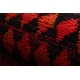 Tapete ORIENT 5132 bordeaux / preto Oriental, com franjas