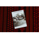 ORIENT 5132 carpet burgundy / black Oriental, with fringes
