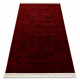 Dywan ORIENT 5365 bordo / czarny Ramka, orientalny, z frędzlami 