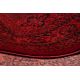 Dywan ORIENT 5365 bordo / czarny Ramka, orientalny, z frędzlami 