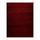 ORIENT 5820 carpet burgundy / black Oriental, stripes with fringes