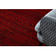 ORIENT 5820 carpet burgundy / black Oriental, stripes with fringes