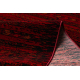 Tapis ORIENT 5820 bordeaux / noir Oriental, rayures à franges