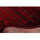 ORIENT 5820 Teppich burgund / schwarz Orientalisch, Streifen mit Fransen