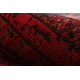 ORIENT 5820 carpet burgundy / black Oriental, stripes with fringes