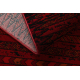 ORIENT 5820 carpet burgundy / black Oriental, stripes with fringes