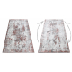 Tappeto ALLURE 1959 Astrazione - Strutturale, elegante, glamour bianca / rosa 