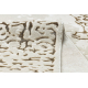 Tapis ALLURE 1961 Ornement, cadre - Structurel, élégant, glamour crème / or