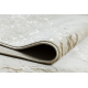 Carpet ALLURE 1961 Ornament, frame - Structural, stylish, glamour cream / gold