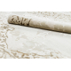 Tapis ALLURE 1961 Ornement, cadre - Structurel, élégant, glamour crème / or