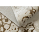 Tapis ALLURE 1961 Ornement, cadre - Structurel, élégant, glamour crème / or