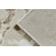 Tapis ALLURE 1961 Ornement, cadre - Structurel, élégant, glamour crème / or