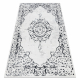 Kilimas ALLURE 1961 Ornamentas, rėmas – struktūrinis, stilingas, žavingas baltas / pilka