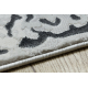 Tappeto ALLURE 1961 Ornamento, telaio - Strutturale, elegante, glamour bianca / grigio
