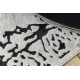 Tappeto ALLURE 1961 Ornamento, telaio - Strutturale, elegante, glamour bianca / grigio