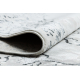 Tappeto ALLURE 1961 Ornamento, telaio - Strutturale, elegante, glamour bianca / grigio