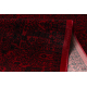 Tapis ORIENT 6039 bordeaux / noir Cadre, rosette oriental, à franges
