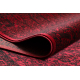 ORIENT 6039 Teppich burgund / schwarz Rahmen, Rosette, orientalisch, mit Fransen
