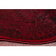 ORIENT 6039 Teppich burgund / schwarz Rahmen, Rosette, orientalisch, mit Fransen