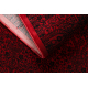 ORIENT 6039 teppe burgunder / svart Ramme, rosett, orientalsk, med frynser