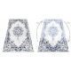 Tappeto ALLURE 1961 Ornamento, telaio - Strutturale, elegante, glamour bianca / blu