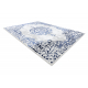 Tapis ALLURE 1961 Ornement, cadre - Structurel, élégant, glamour blanc / bleu