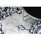 Tappeto ALLURE 1961 Ornamento, telaio - Strutturale, elegante, glamour bianca / blu