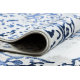 Tappeto ALLURE 1961 Ornamento, telaio - Strutturale, elegante, glamour bianca / blu