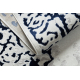 Tappeto ALLURE 1961 Ornamento, telaio - Strutturale, elegante, glamour bianca / blu
