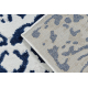 Tappeto ALLURE 1961 Ornamento, telaio - Strutturale, elegante, glamour bianca / blu
