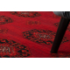 Dywan ORIENT 6871 bordo / czarny Ramka, klasyczny, ornament, z frędzlami 