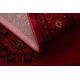 Dywan ORIENT 6871 bordo / czarny Ramka, klasyczny, ornament, z frędzlami 