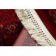 ORIENT 6871 matto viininpunainen / musta klassinen, ornamentti, hapsuilla