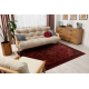 ORIENT Y307 carpet burgundy / black Frame, classic, ornament, with fringes