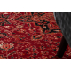 ORIENT Y307 carpet burgundy / black Frame, classic, ornament, with fringes